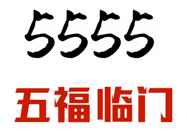 定陶尾号555手机靓号