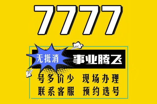 成武尾号7777手机靓号