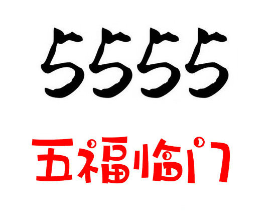 济南5555吉祥号